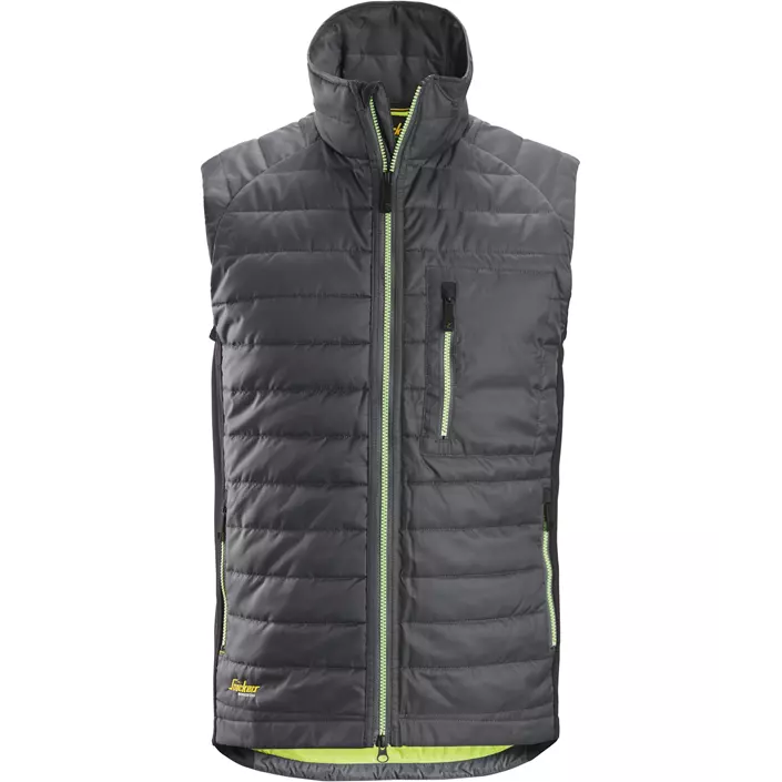 Snickers AllroundWork 37.5® insulator vest, Steel Grey/Black, large image number 0