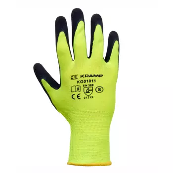 Kramp mounting gloves light, Yellow