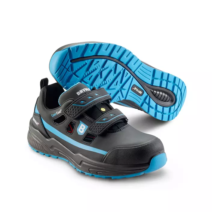 Brynje Blue Power safety sandals S1P, Black, large image number 0