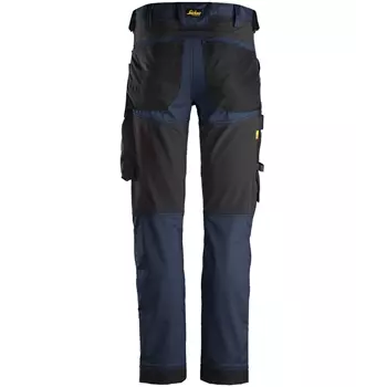 Snickers AllroundWork work trousers 6341, Marine Blue/Black