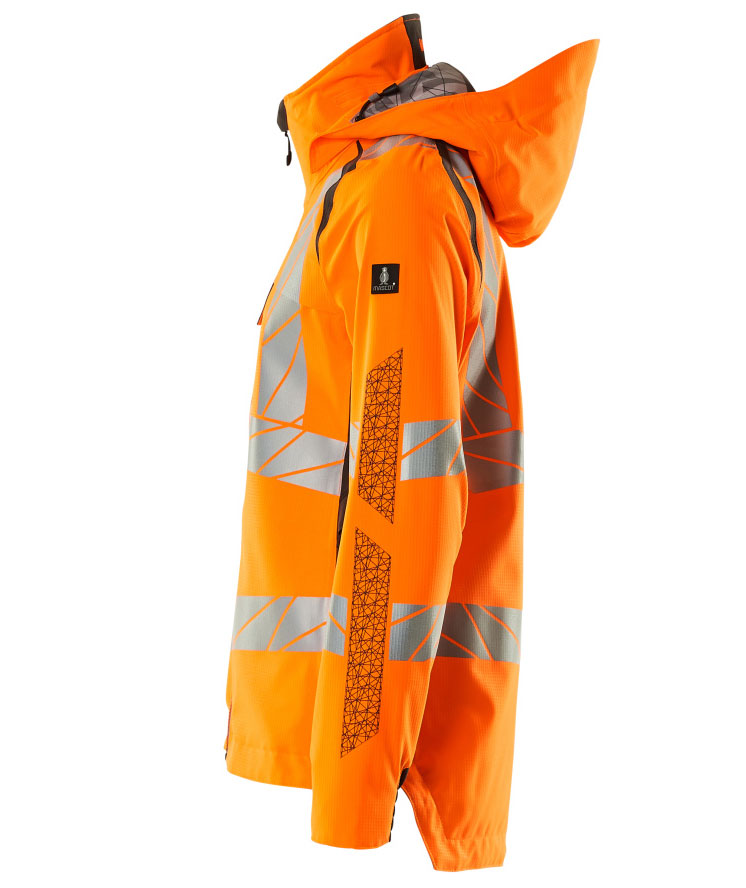Mascot Accelerate Safe dame skalljakke, Oransje/M&oslash;rk antrasitt, large image number 3