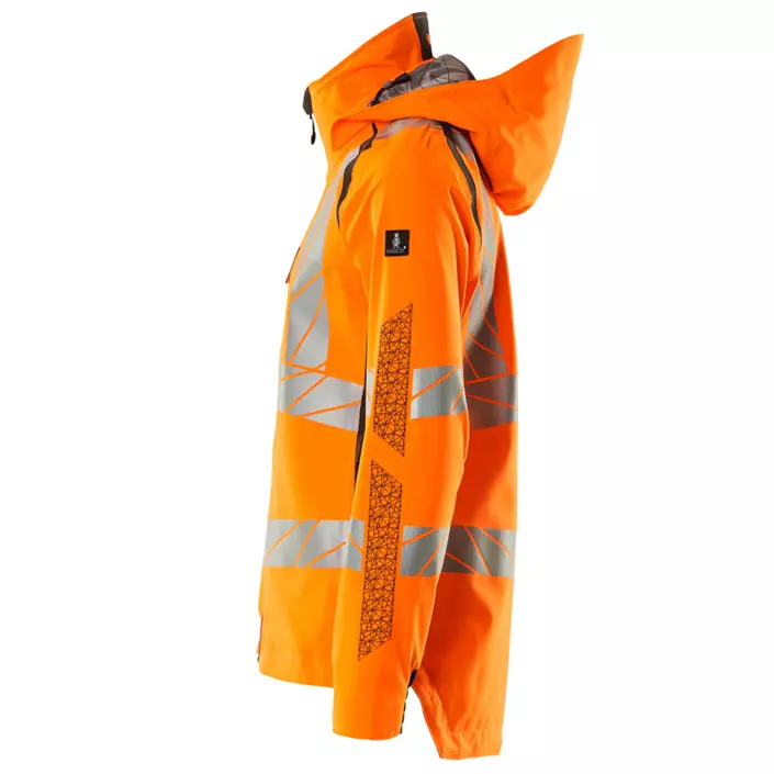 Mascot Accelerate Safe women's shell jacket, Hi-vis Orange/Dark anthracite, large image number 3