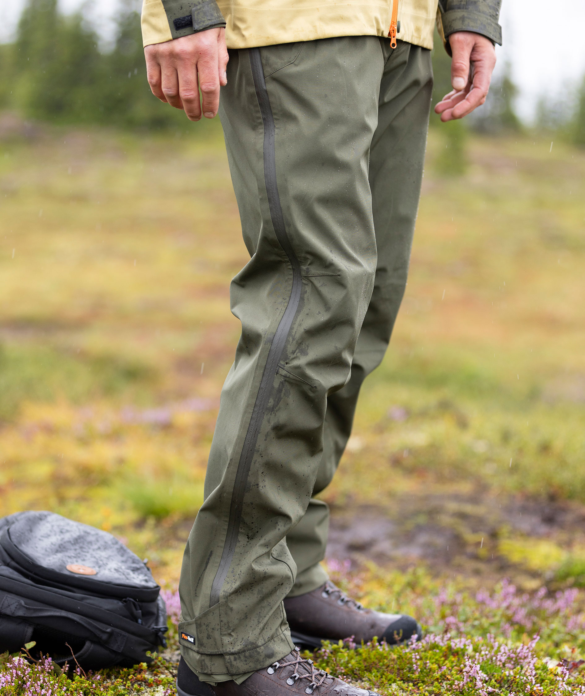 Pinewood Telluz bukser, Moss green, large image number 4