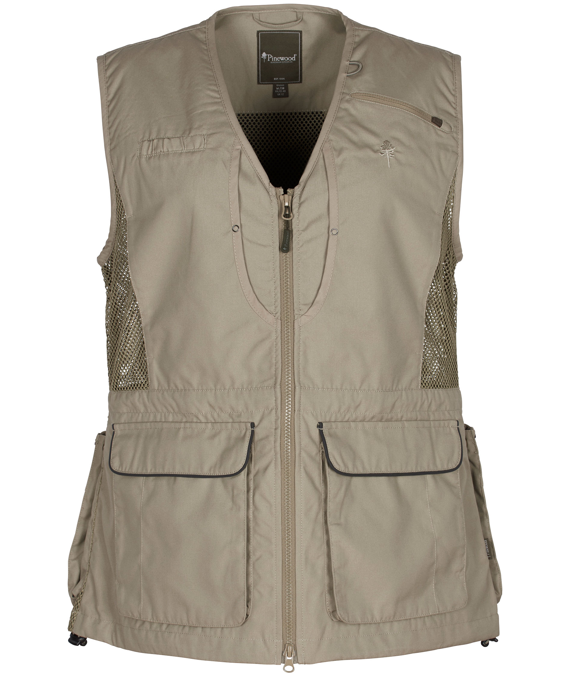 Pinewood Dog Sports 2.0 damevest, Lys Khaki