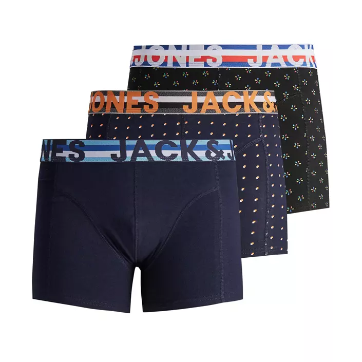Jack & Jones JACHENRIK 3er-Pack Boxershorts, Black, large image number 0