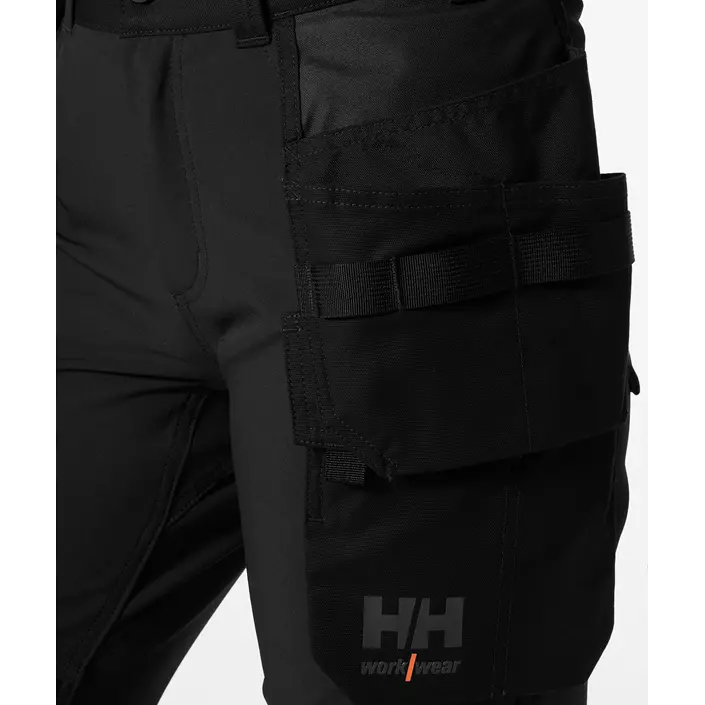 Helly Hansen Luna 4X women's craftsman trousers full stretch, Black, large image number 5