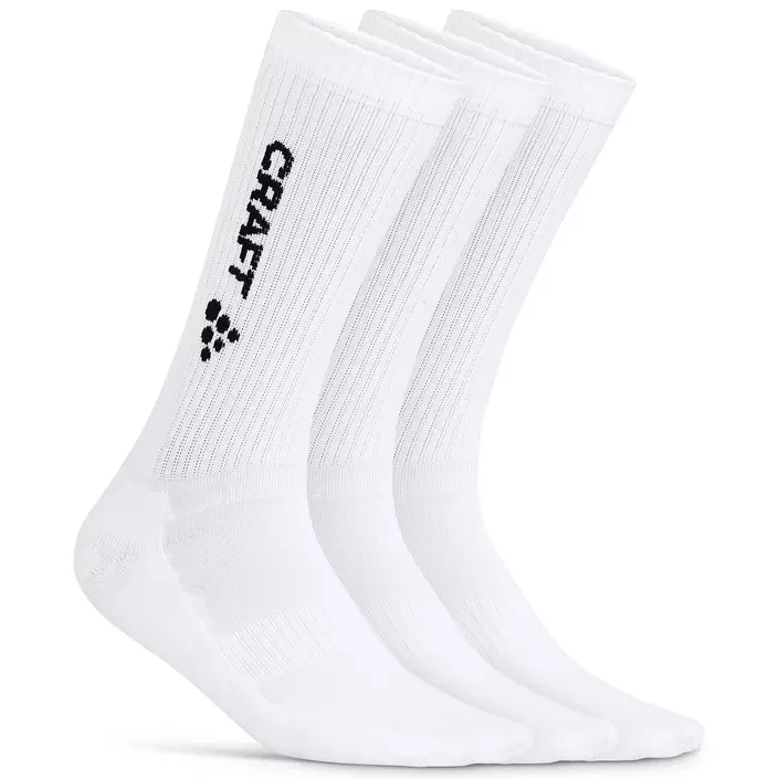 Craft Progress Indoor 3-pack socks, White, large image number 0