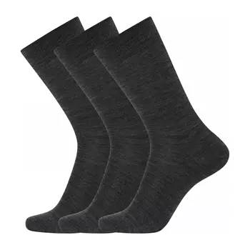 Dovre 3-pack wool socks, Grey