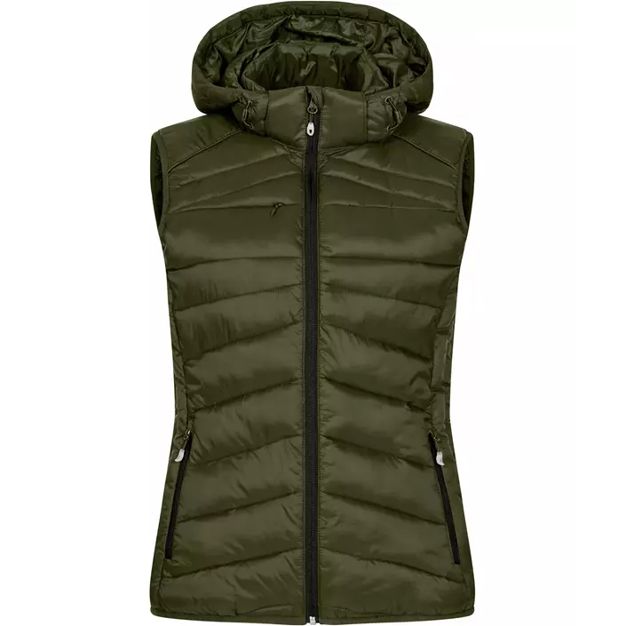 Clique Idaho women's quilted vest, Fog Green, large image number 0