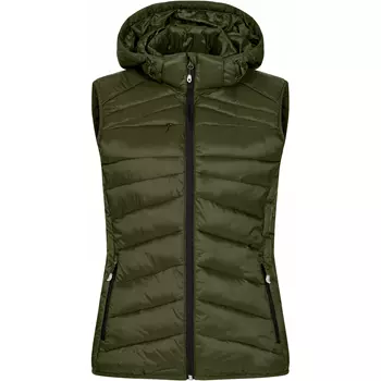 Clique Idaho women's quilted vest, Fog Green