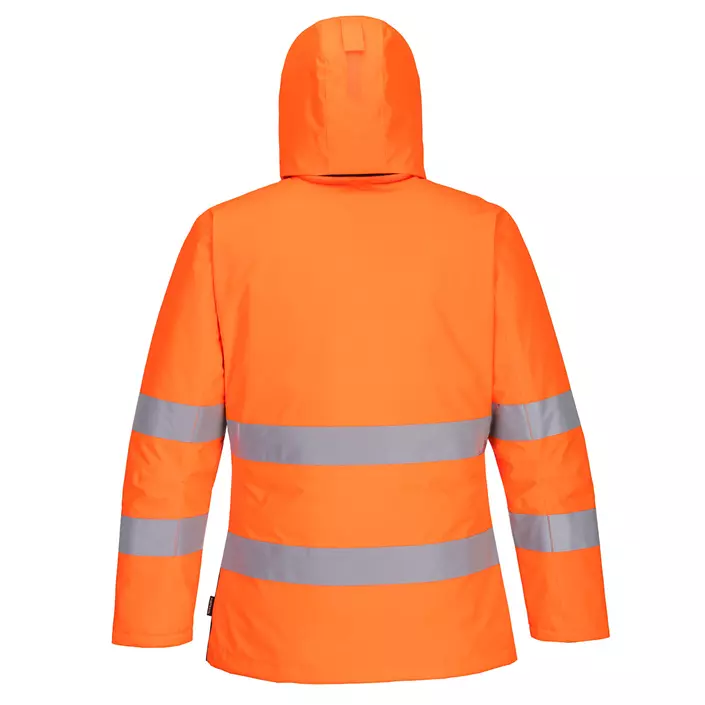 Portwest PW2 winter jacket, Hi-Vis Orange/Black, large image number 2