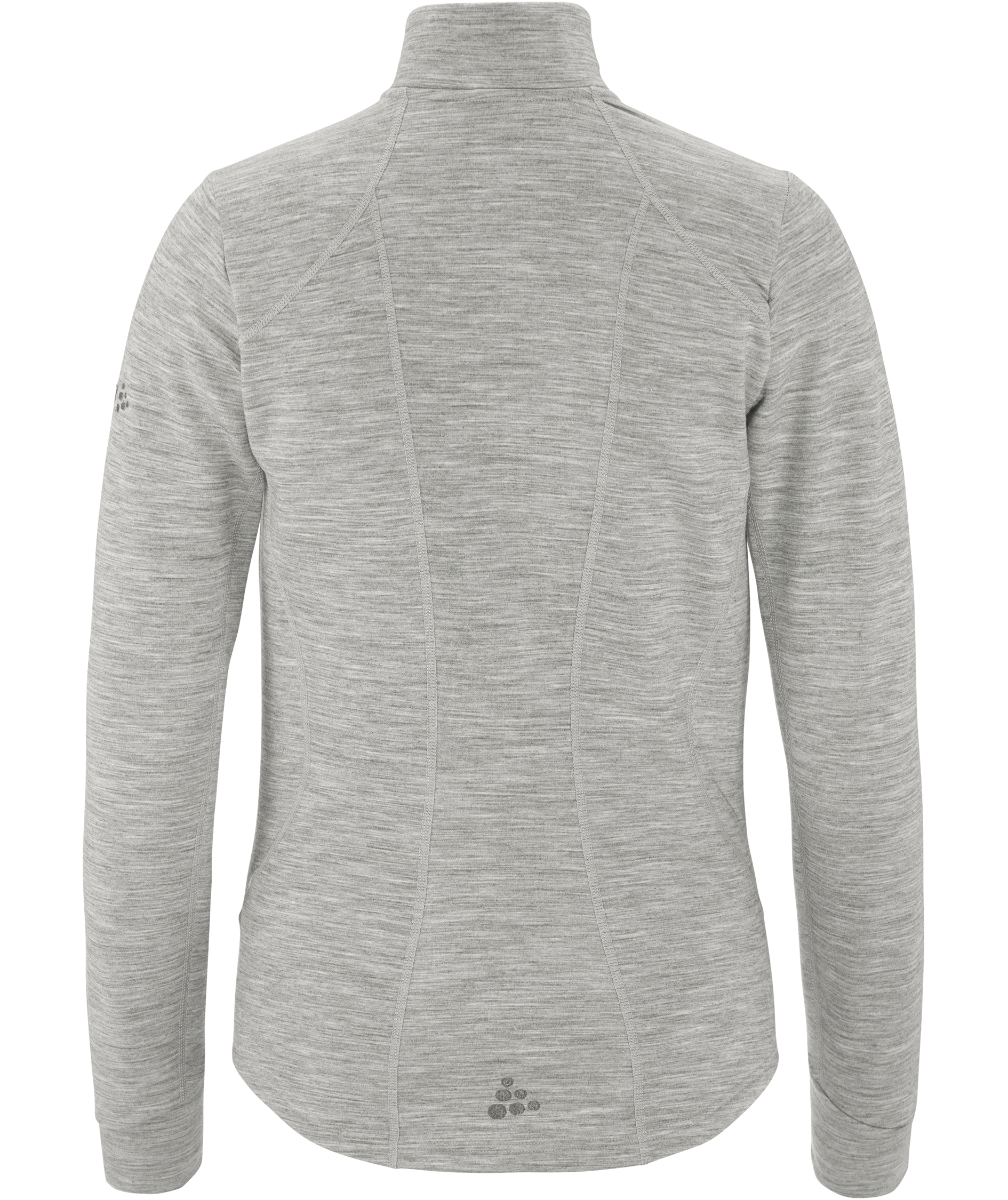 Craft PRO Explore Midlayer women's cardigan, Grey melange, large image number 2