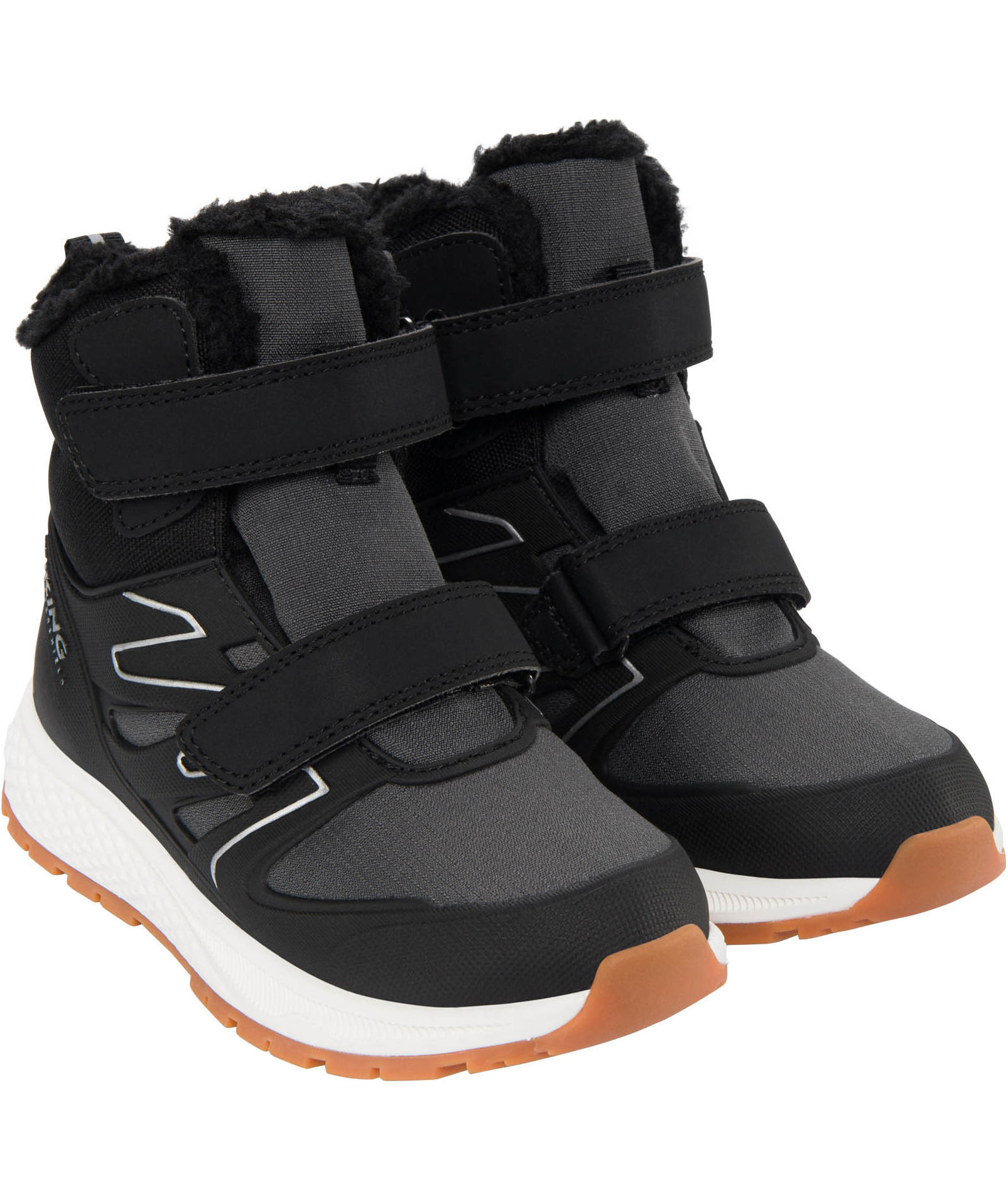 Viking Equip Defence Warm WP 2V boots for kids, Black/Charcoal, large image number 2