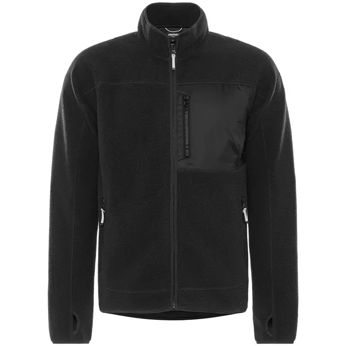 Fristads Argon fibre pile jacket, Black, large image number 0