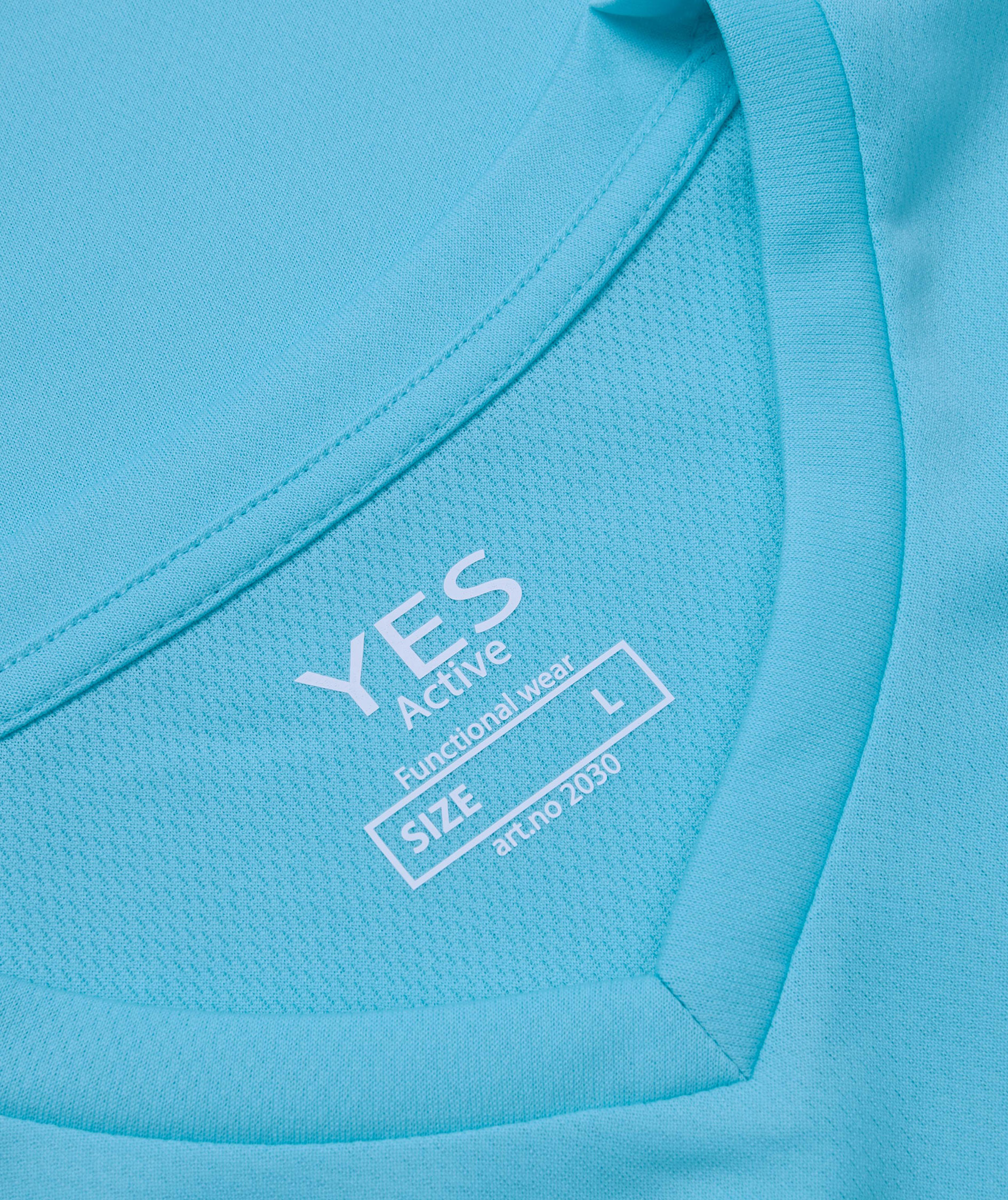 ID Yes Active T-Shirt, Cyan, large image number 3