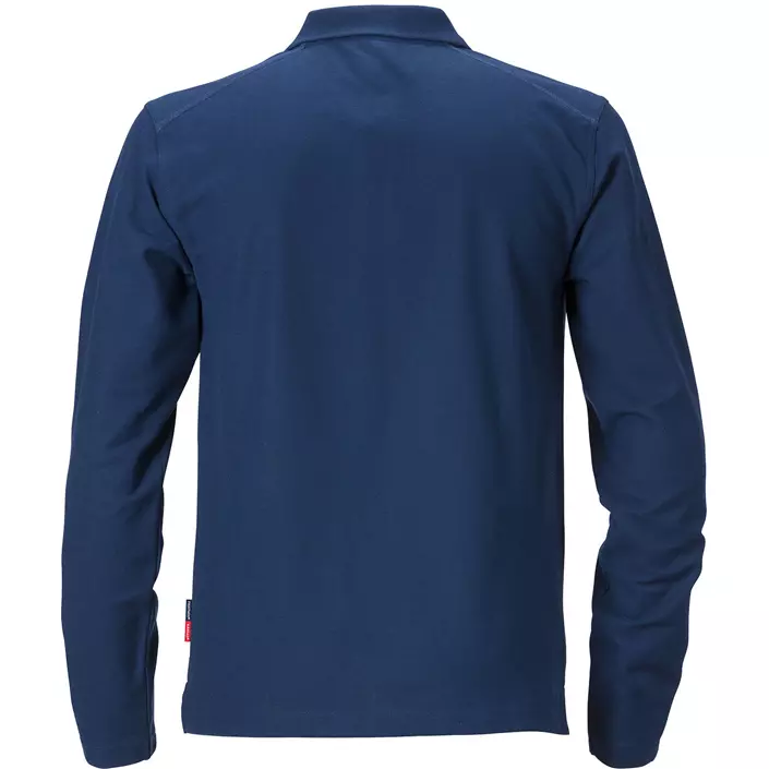 Kansas Match long-sleeved Polo shirt, Marine Blue, large image number 1