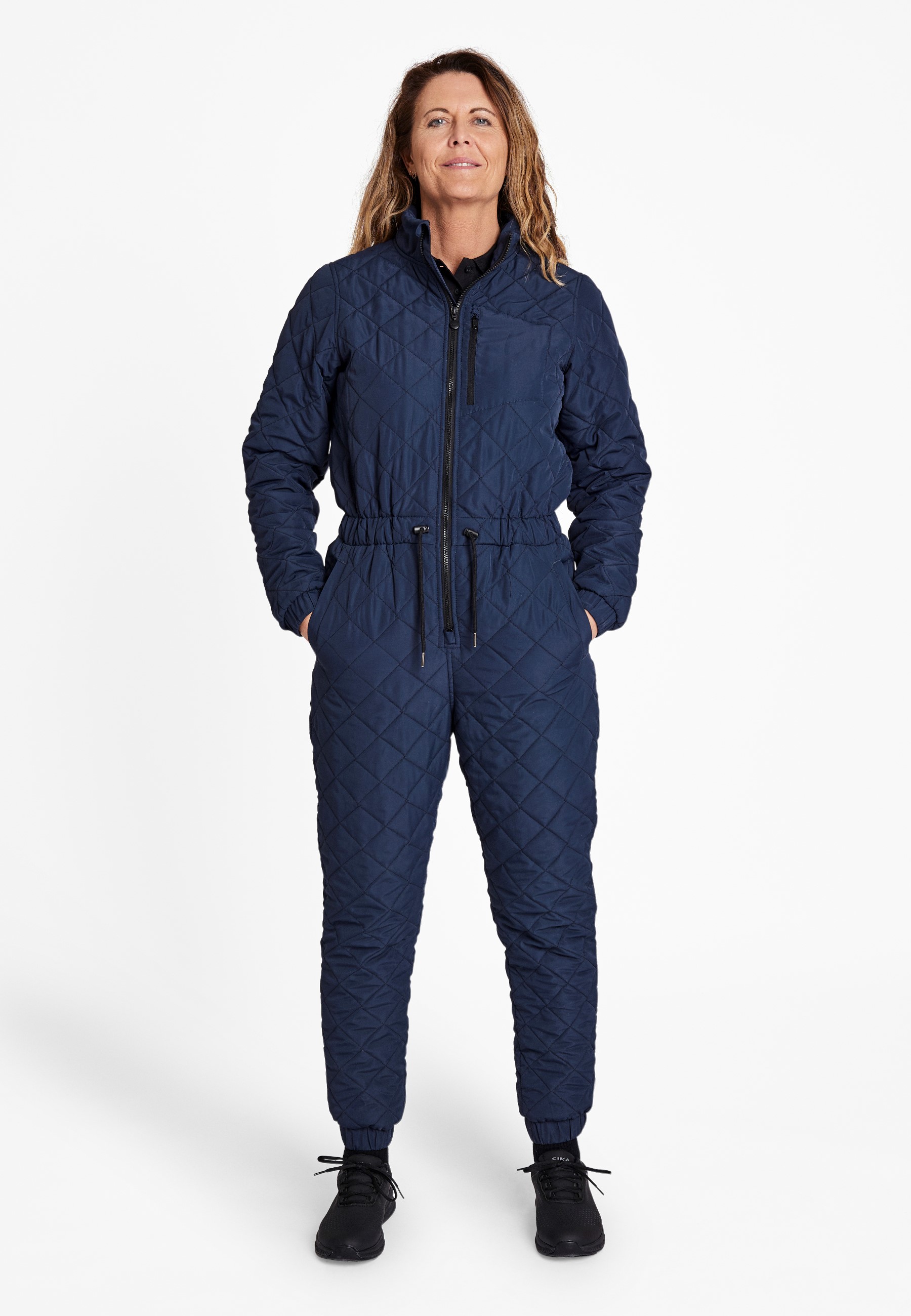Lyngs&oslash;e women's thermal coverall, Marine Blue