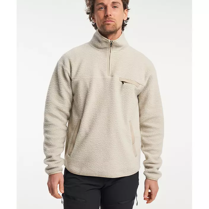 Tenson Yoke Halfzip pälsfibertröja, Sand, large image number 7