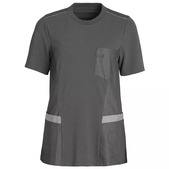 Kentaur dame pique T-shirt, Grå Melange, large image number 0