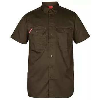 Engel Extend short-sleeved work shirt, Forest green
