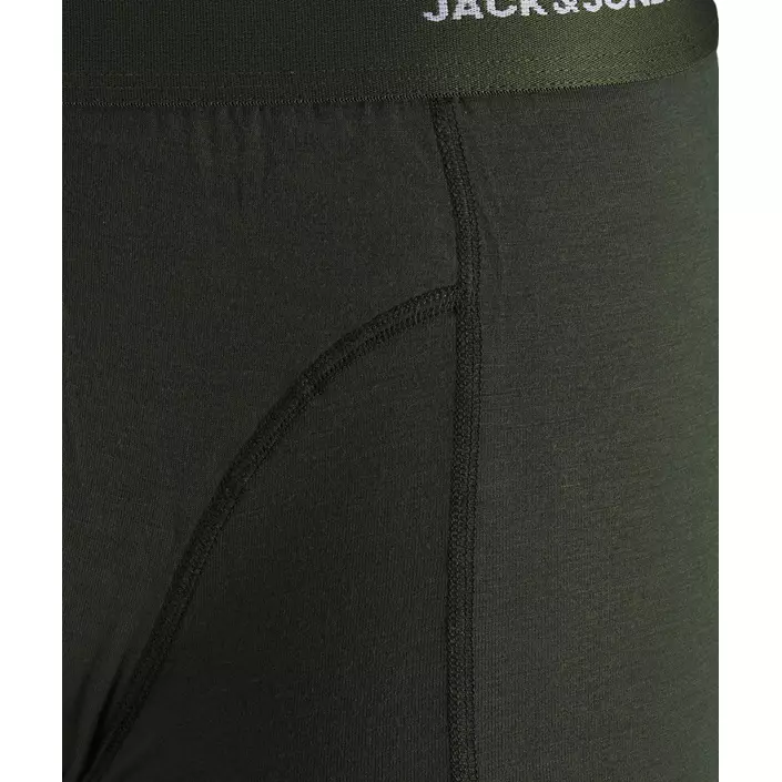 Jack & Jones JACBASIC 3-pak bambus boxershorts, Blå/Grøn/Sort, large image number 3