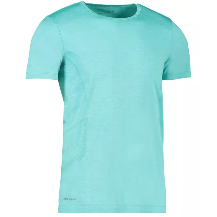 GEYSER sömlös T-shirt, Mint melange, large image number 1
