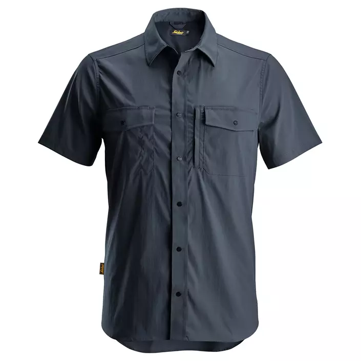 Snickers LiteWork kortärmad skjorta 8520, Navy, large image number 0