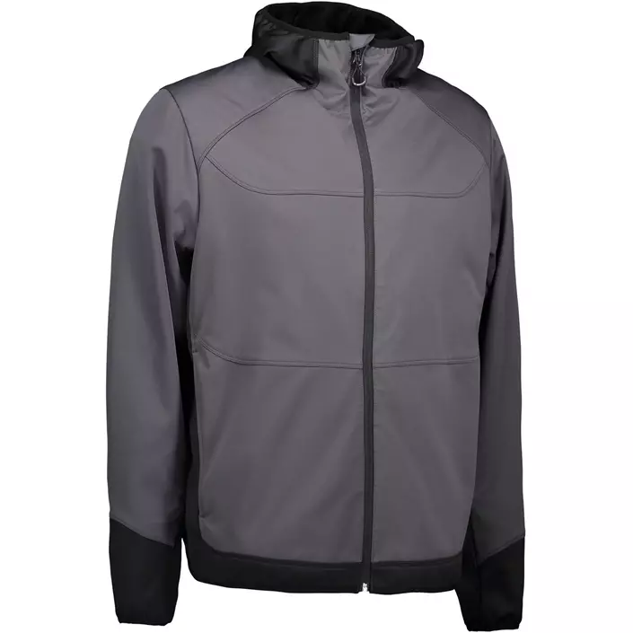 ID Combi Stretch softshell jacket, Silver Grey, large image number 3