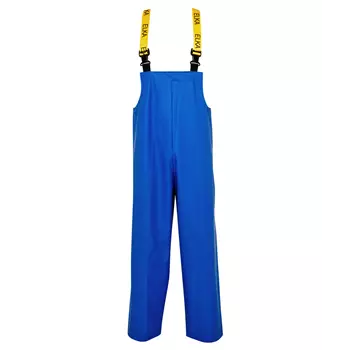 Elka Pro PU rain bib and brace trousers, Cobalt Blue
