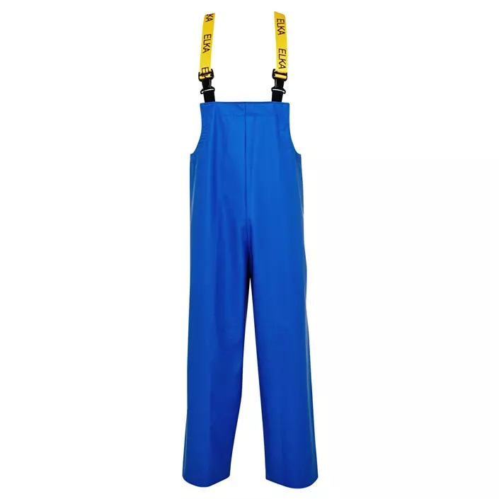 Elka Pro PU rain bib and brace trousers, Cobalt Blue, large image number 0