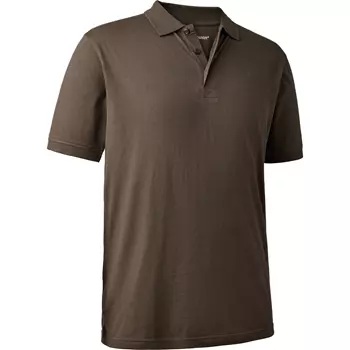 Deerhunter Christian Polo T-shirt, Brown Leaf