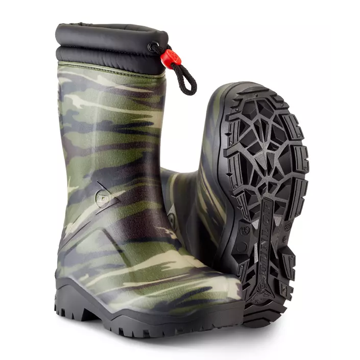 Dunlop Blizzard termostøvler til børn, Camouflage, large image number 0