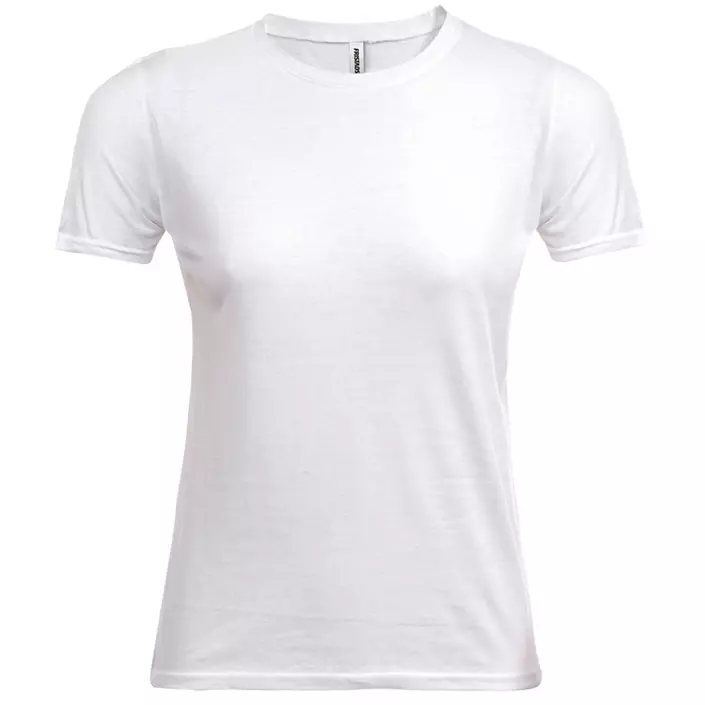 Fristads Acode Heavy dame T-shirt, Hvid, large image number 0
