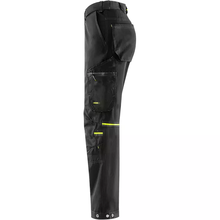 Fristads Flex hantverksbyxa 2801 GHST full stretch, Svart, large image number 7