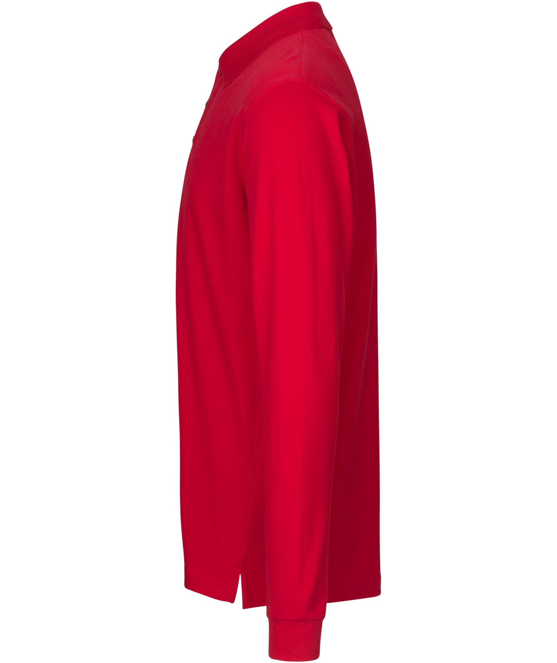 ID long-sleeved polo shirt with stretch, Red, large image number 2