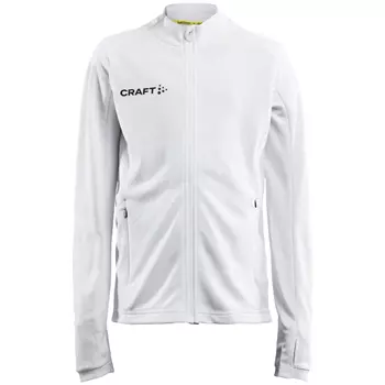 Craft Evolve Full Zip Sweatshirt für Kinder, Weiß