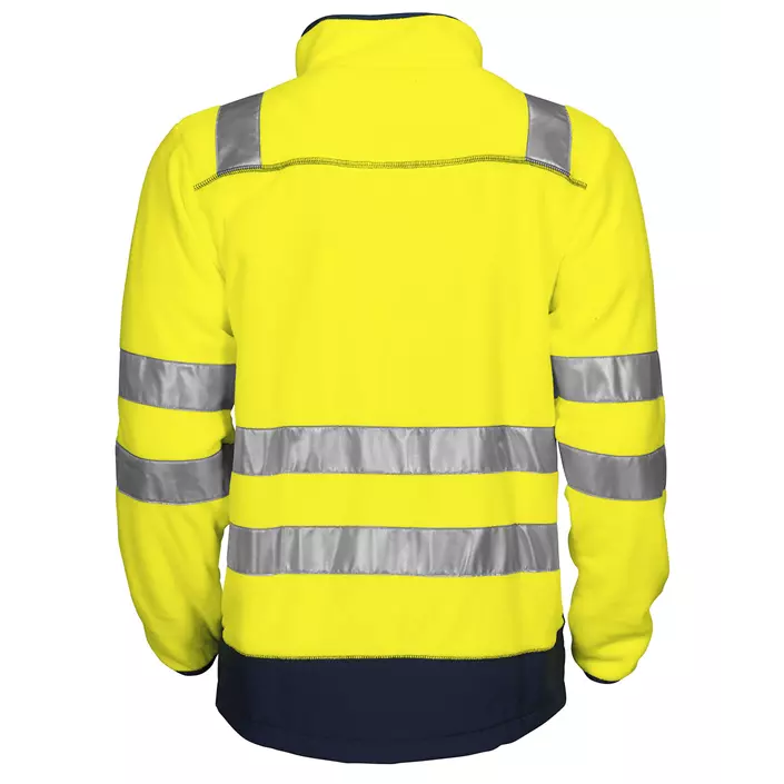 ProJob fleece jacket 6303, Hi-vis Yellow/Marine, large image number 2