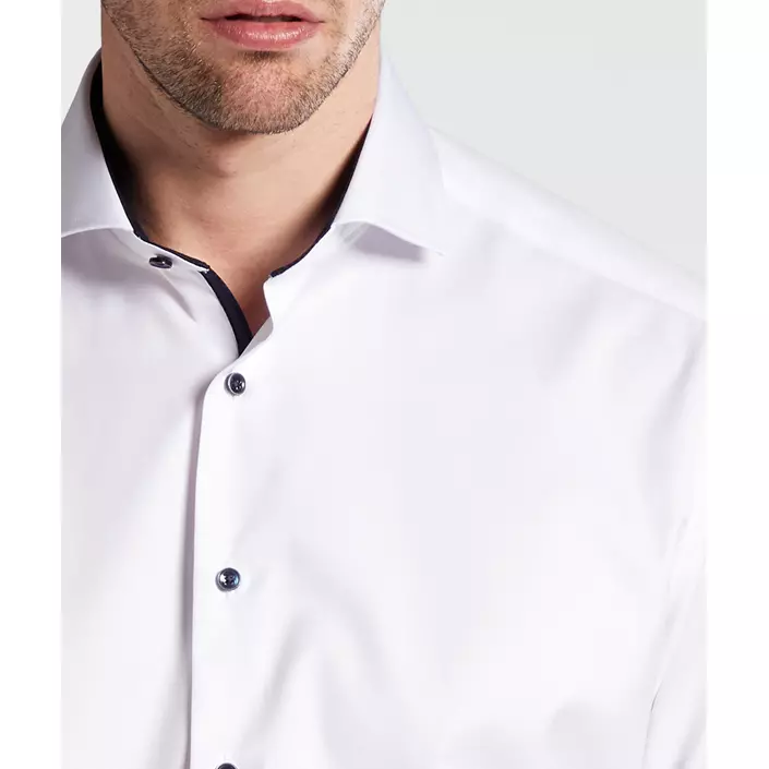 Eterna Cover shirt with contrast, White, large image number 4