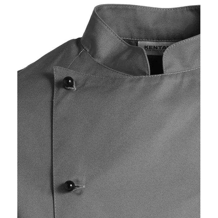 Kentaur chefs jacket without buttons, Graphite, large image number 2