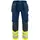 ProJob craftsman trousers 6530, Marine/Hi-Vis yellow, Marine/Hi-Vis yellow, swatch