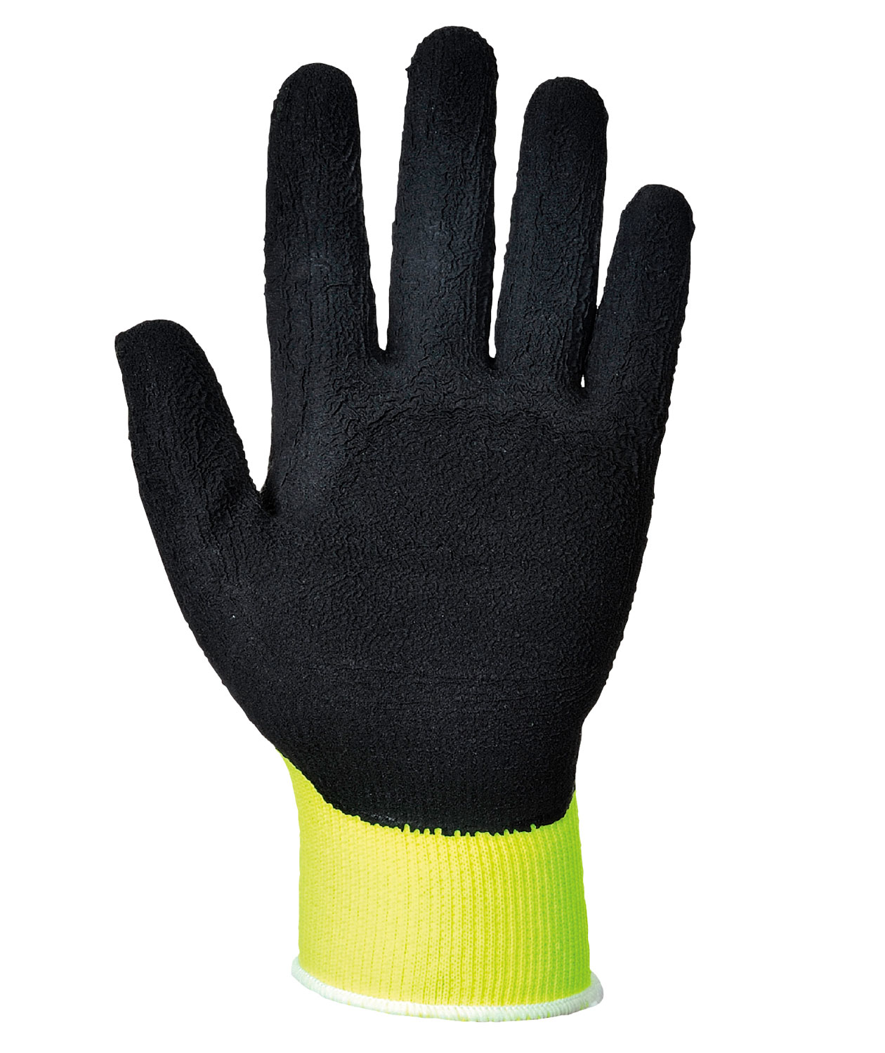 Portwest A340 Grip work gloves, Yellow/Black, large image number 2