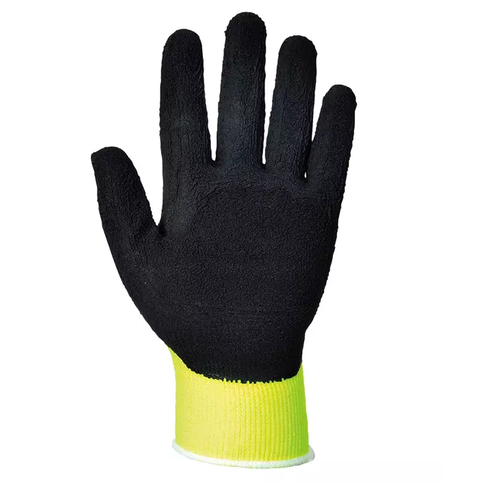 Portwest A340 Grip work gloves, Yellow/Black, large image number 2