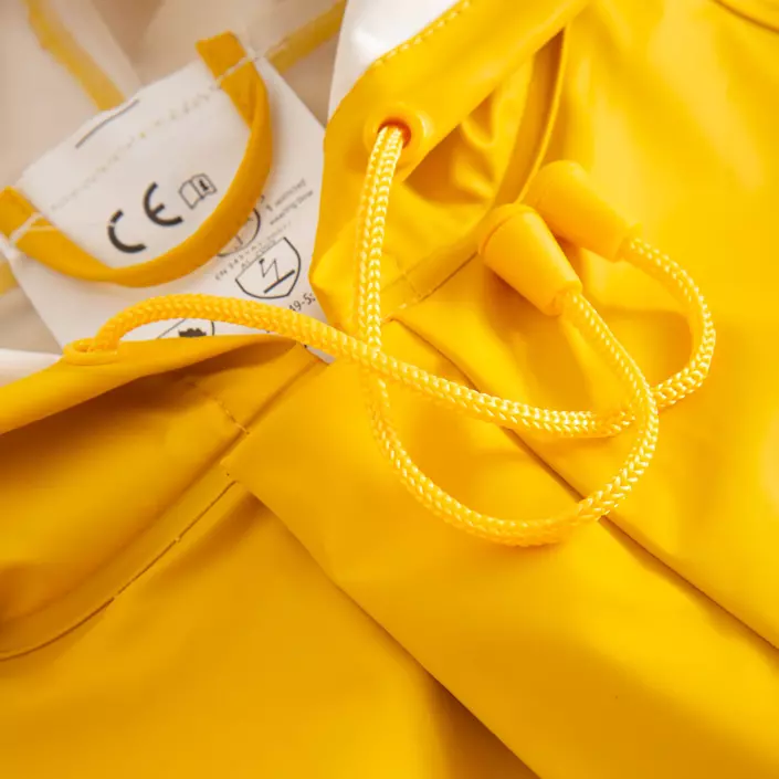 Lyngsøe Multinorm PU regnjacka, Gul, large image number 1