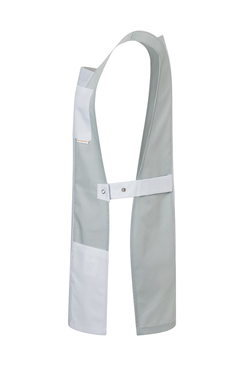 Karlowsky Nala dame dobbelt forkle, Light grey/white, large image number 3