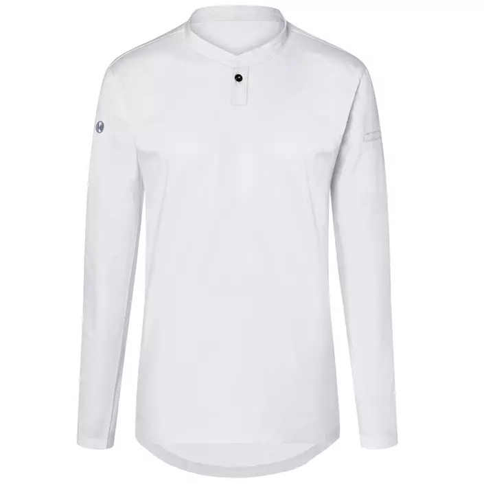 Karlowsky Performance women's long-sleeved Polo shirt, White, large image number 0