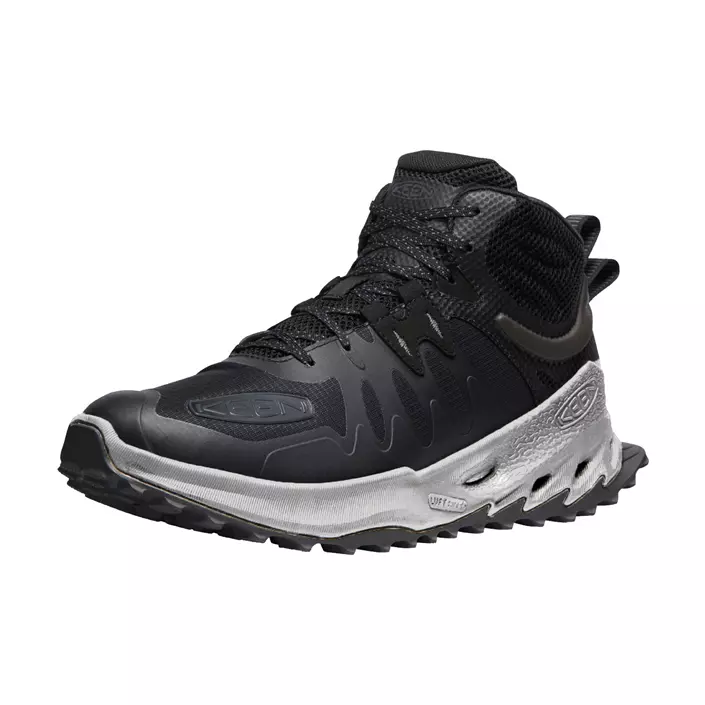 Keen Zionic Mid WP vandrarkängor, Black/Steel Grey, large image number 0
