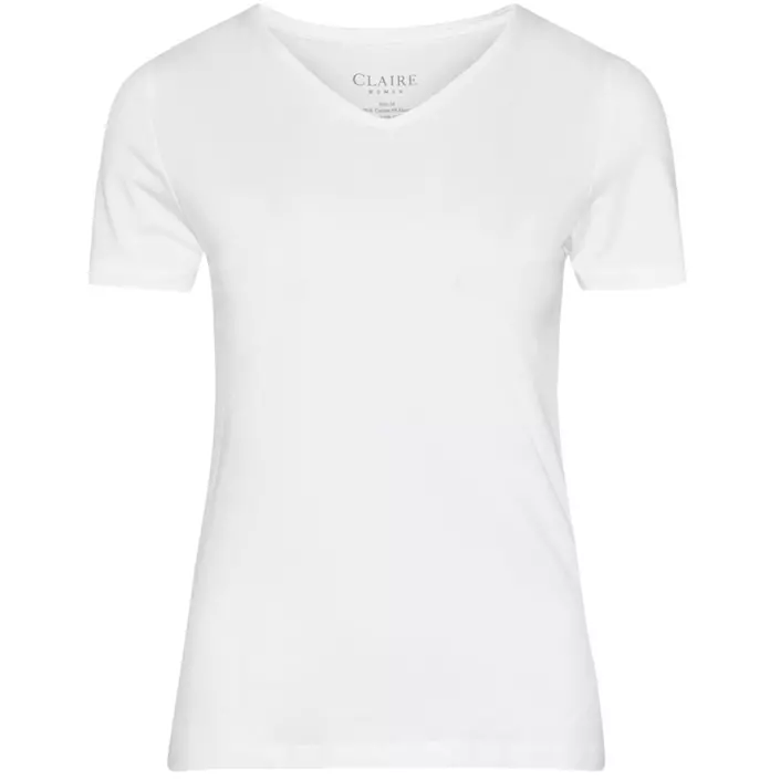 Claire Woman Aida dame T-shirt, Hvid, large image number 0