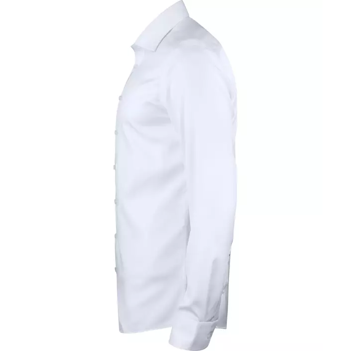 J. Harvest & Frost Twill Green Bow O1 slim fit skjorte, Hvid, large image number 4
