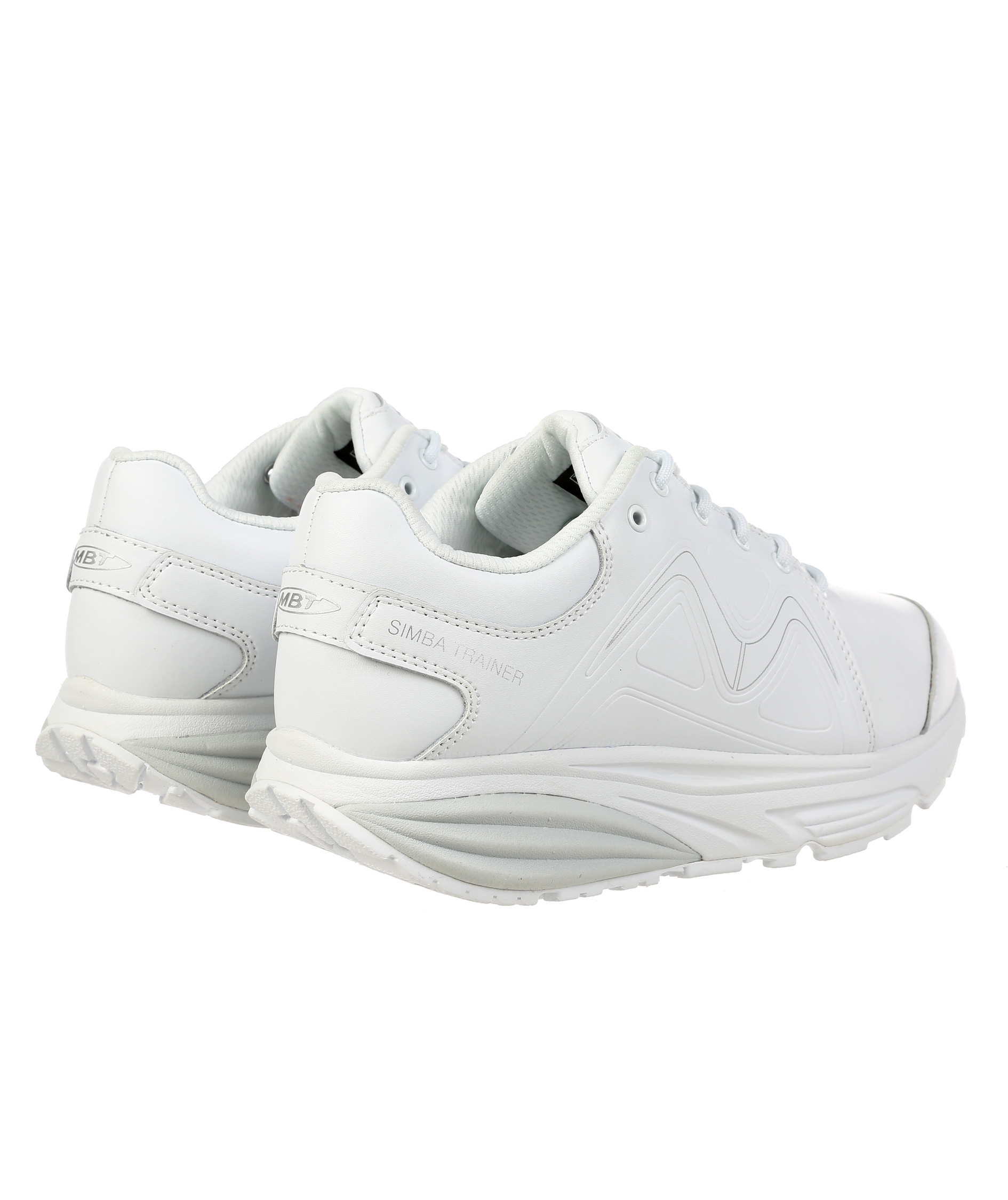 MBT Simba Trainer dame sneakers, Hvid, large image number 2