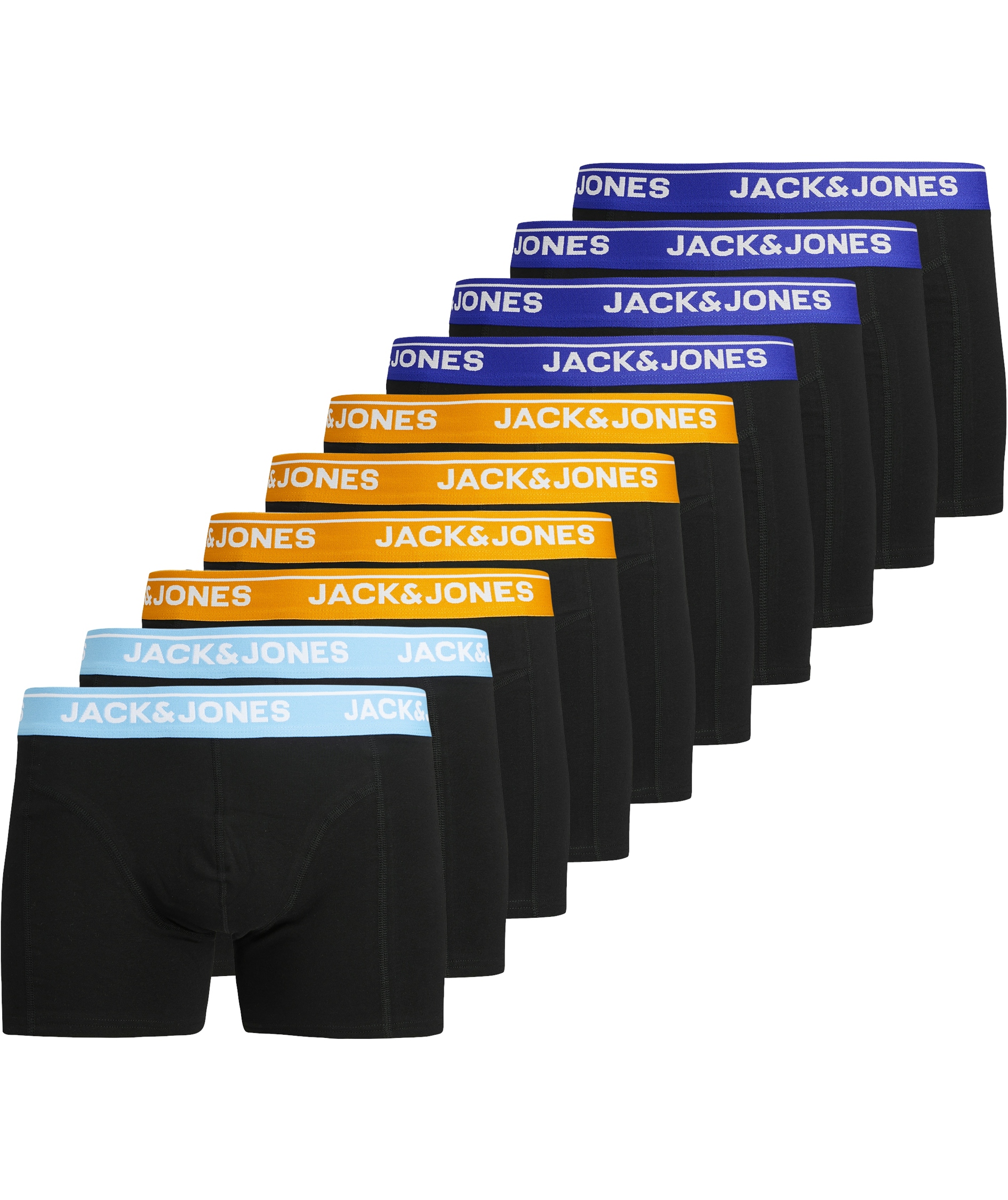 Jack & Jones JACTHEODORE SOLID 10-pack boxer shorts, Black
